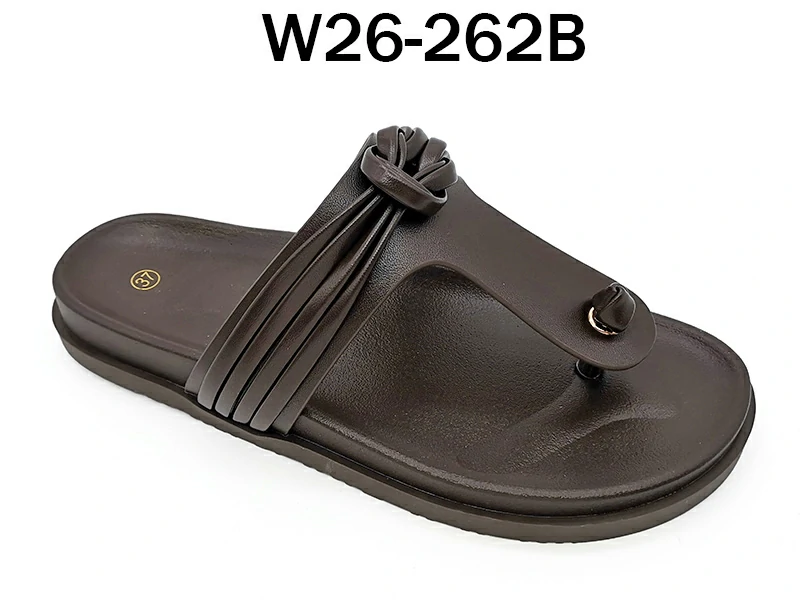 Wholesale Knotted Thong Platform Slide Sandals