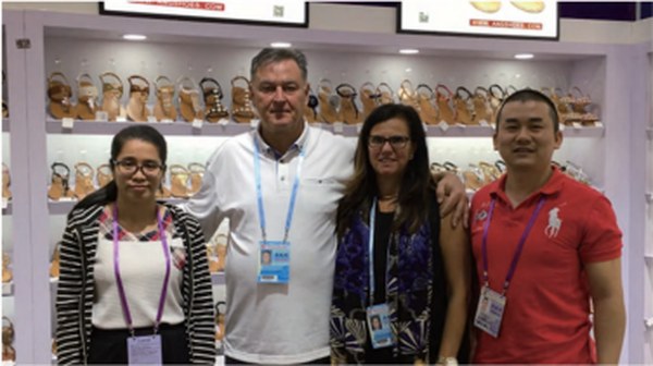 Angel Shoes team with international buyer